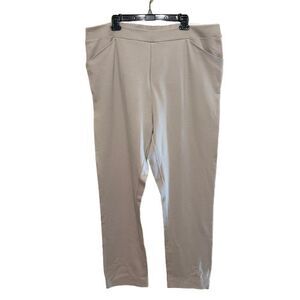 NWT Soft Surroundings Ponte Pull On Pants Womens 2X Straight Leg Full Length